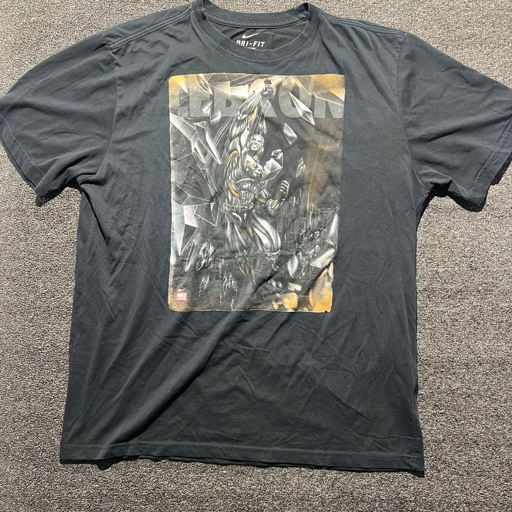 Nike LeBron James Black Graphic Men's T-Shirt